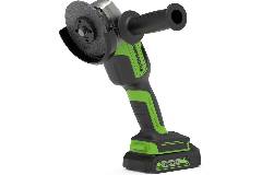 УШМ аккумуляторная GREENWORKS GD24AGK2, 24V, б/щет, 125 мм, 10500 об/мин,1х2Ач, ЗУ, сумка, артикул 3200207UA миниатюра