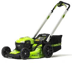 Газонокосилка аккумуляторная GREENWORKS GD40LM48SP, 40V, 48 см, самоходная, бесщеточная, c 1хАКБ 8 Ач и ЗУ, артикул 2517407UH миниатюра
