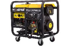 Генератор дизельный 5,5 кВт HUTER LDG 7000LXА, артикул 64/2/8 миниатюра
