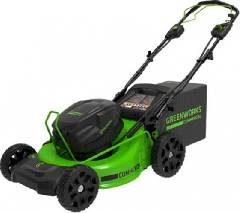 Газонокосилка аккумуляторная GREENWORKS GC82LM51SP2K2, 82V, 51 см, бесщеточная, c 1хАКБ 5 Ач и ЗУ, артикул 2515907UB миниатюра