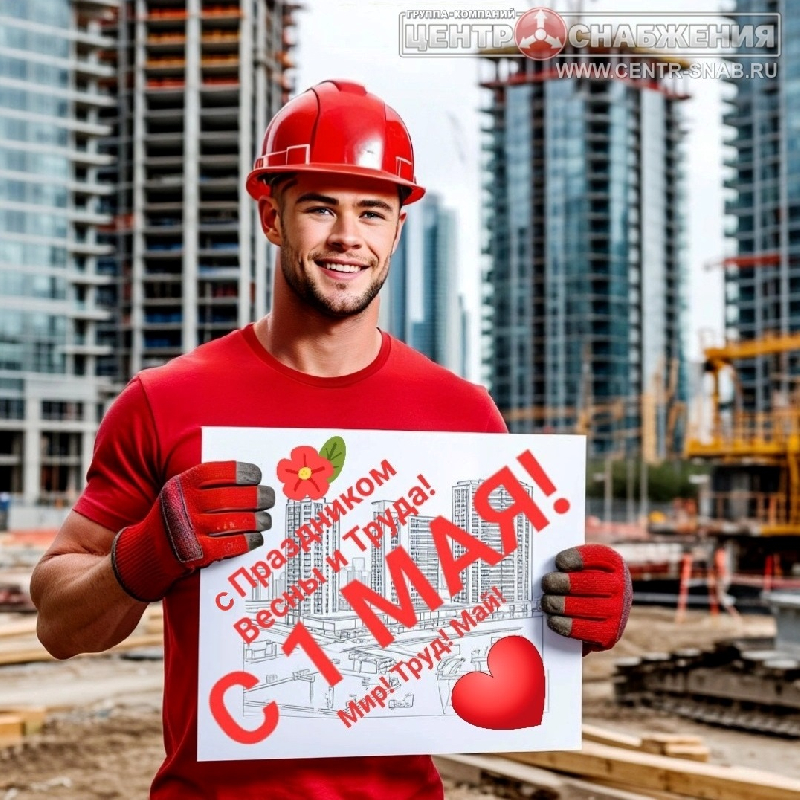Поздравляем с 1 мая!