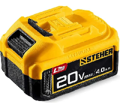 Аккумулятор STEHER LMS 20В, 4.0А·ч BP-20-4 миниатюра