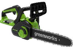 Пила цепная аккумуляторная GREENWORKS G40CS30II, 40V, 30 см, с 1xАКБ 2Ач и ЗУ, артикул 2007807UA миниатюра