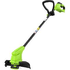 Триммер аккумуляторный GREENWORKS G24LT25K2, 24V, 25 см,  с 1хАКБ 2Ач и ЗУ, артикул 2107207SA миниатюра