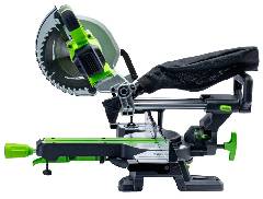 Пила торцовочная аккумуляторная GREENWORKS GD24MS216, 24V, б/щ, 4800 об/мин, 216x30мм, рез 65х310мм, 1х4Ач, ЗУ, артикул 1501707UB миниатюра