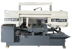 Станок ленточнопильный полуавтоматический REALREZ GB4250X, артикул REALREZ-GB4250X миниатюра