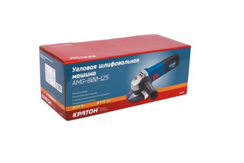 Болгарка УШМ 125 мм КРАТОН AMG-800-125, артикул 3 05 01 026 изображение