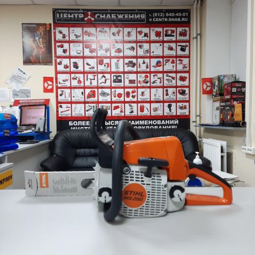 Бензопила STIHL MS 250 16" шина 40 см, артикул 11232000831 изображение