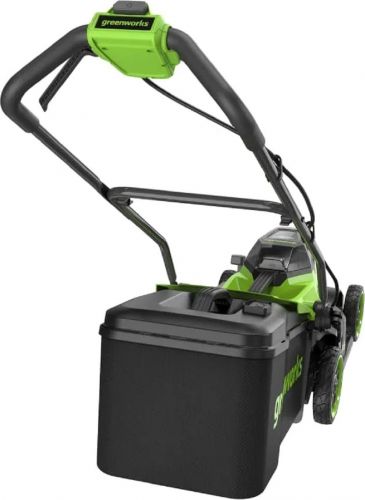 Газонокосилка аккумуляторная GREENWORKS GD24X2LM361, 2х24V, 36 см, бесщеточная, без АКБ и ЗУ, артикул 2520707 изображение