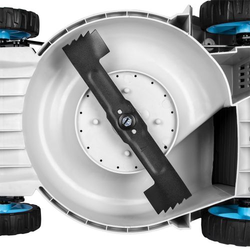 Газонокосилка аккумуляторная DDE BlueTech LMB 3840 (ширина 38 см, высота 25 - 75 мм, сборник, без ЗУ и АКБ), артикул 909-297 изображение