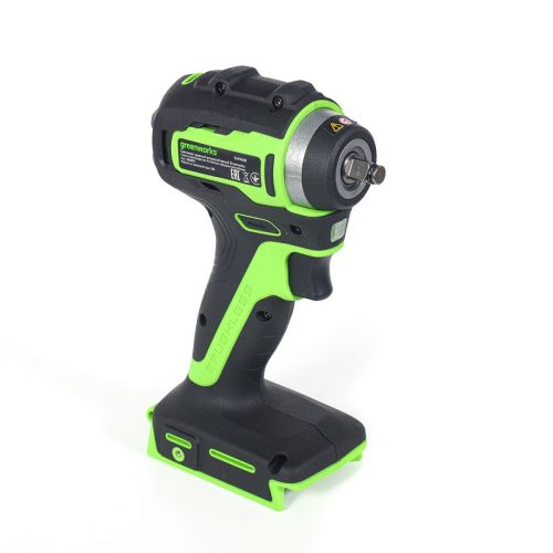 Гайковерт ударный аккумуляторный GREENWORKS G24IW200, 24V,б/щет,3/8'', 200Нм, без АКБ и ЗУ, артикул 3803607 изображение