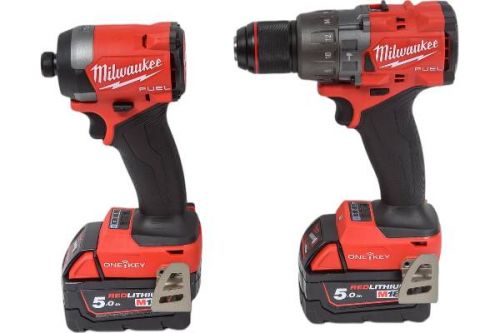 Набор аккумуляторных инструментов MILWAUKEE M18 ONEPP2A3-502X (шуруповерт+винтоверт), артикул 4933493244 изображение
