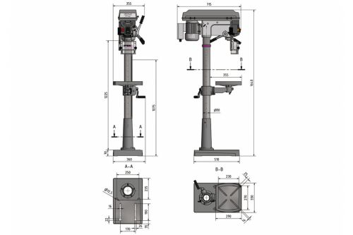 Станок настольный вертикально-сверлильный OPTIMUM OPTIdrill D23Pro, артикул 3003015 изображение