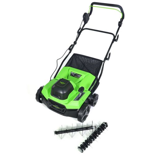 Аэратор-скарификатор аккумуляторный GREENWORKS GD40SC38II, 40V, бесщеточный, без АКБ и ЗУ, артикул 2517607 изображение