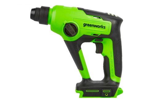 Перфоратор аккумуляторный GREENWORKS GD24SDS1, 24V, б/щет, SDS+, 1,2 Дж, 4800 уд/мин, 12 мм, без АКБ и ЗУ, артикул 3803107 изображение