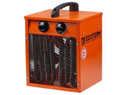 Нагреватель воздуха электр. ECOTERM EHC-02/1C (кубик, 2 кВт, 220 В, термостат, 2 года гарантии) изображение