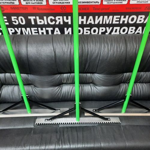 Грабли-волокуши алюминиевые для асфальта с U-образными зубцами 720RU, полотно 720 мм, LR2-720, артикул 0273 изображение