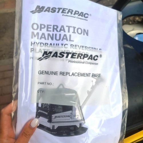 Виброплита бензиновая 400 кг MASTERPAC PCR7060H.2 реверсивная, двигатель HONDA изображение