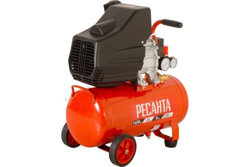 Компрессор поршневой РЕСАНТА КП-24/230М, артикул 74/7/1 изображение