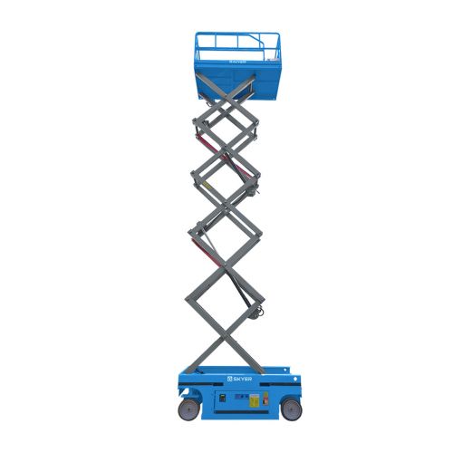 Подъемник самоходный ножничный с выдвижной платформой SKYER PL1425 li-ion, артикул PL1425 li-ion изображение
