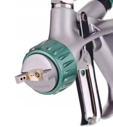 Краскопульт AURORA MINI SHINE, 0.8mm, HVLP (141-198л/мин, 1,5бар, пятно 170мм, 0.25л), артикул 39867 изображение