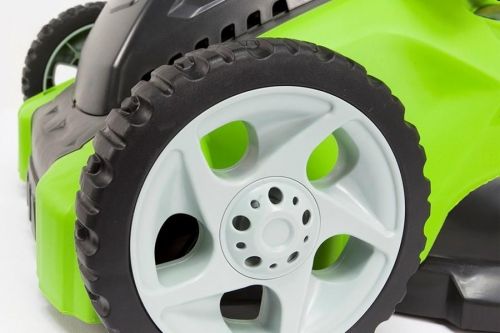 Газонокосилка аккумуляторная GREENWORKS G40LM49DB, TwinForce, 40V, 49 см, без АКБ и ЗУ, артикул 2500207 изображение