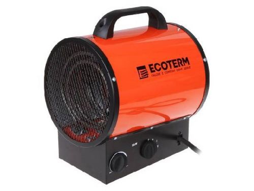 Нагреватель воздуха электр. ECOTERM EHR-05/3E (пушка, 5 кВт, 380 В, термостат) (ET1523-2) изображение