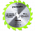 Диск пильный GREENWORKS 165x1.6x20 мм, 18T, по дереву, артикул 2955807 миниатюра