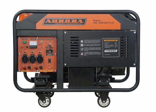 Бензогенератор AURORA AGE 12000 DZN PLUS с блоком автоматики АВР, артикул 14687 изображение