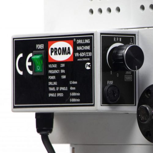 Станок сверлильный PROMA VR-6DF/230, артикул 25006230 изображение