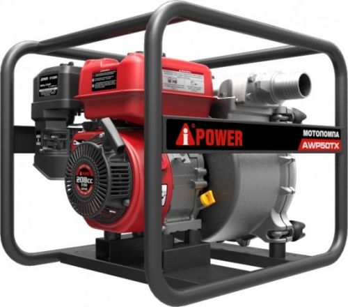 Мотопомпа бензиновая для грязной воды A-iPOWER AWP50TX, артикул 30321 изображение