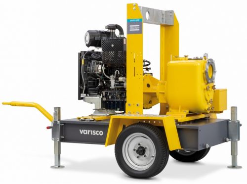 Мотопомпа дизельная Atlas Copco VARISCO VAR 6-250 FKL10 G11 TRAILER для грязной воды изображение