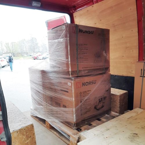 Виброплита бензиновая 90 кг NORSU RF-90TL с баком для воды, артикул RF-90TL изображение