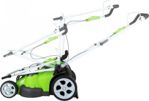 Газонокосилка аккумуляторная GREENWORKS G40LM49DB, TwinForce, 40V, 49 см, без АКБ и ЗУ, артикул 2500207 изображение