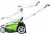 Газонокосилка аккумуляторная GREENWORKS G40LM49DB, TwinForce, 40V, 49 см, без АКБ и ЗУ, артикул 2500207 изображение
