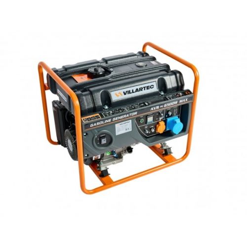 Бензогенератор VILLARTEC GG7300С, 5.8/6.3 кВт, артикул 2102740000               изображение