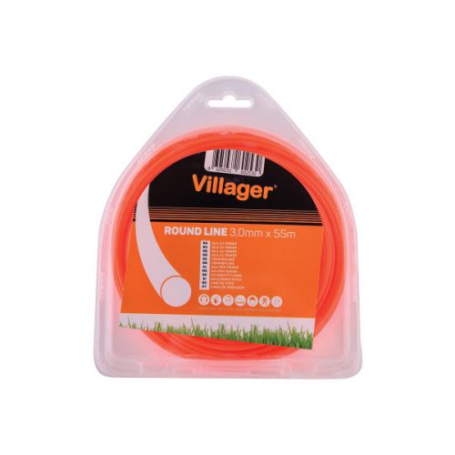 Леска нейлоновая для триммера VILLAGER ORANGE LINE 2, артикул 034043 изображение