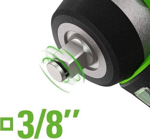 Гайковерт ударный аккумуляторный GREENWORKS G24IW200, 24V,б/щет, 3/8'', 200Нм, 1х4Ач, ЗУ, кор, артикул 3803607CUB изображение