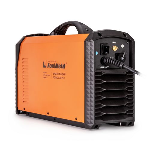 Аппарат аргонодуговой сварки FOXWELD SAGGIO TIG 205Р AC/DC LCD PFC, артикул 9305 изображение