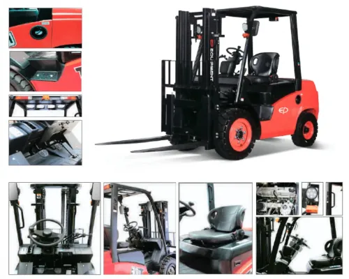 Погрузчик дизельный EP CPCD15T8 (Xinchai NC485BPG, 3F600, SS, шины PT, вилы 1070) изображение