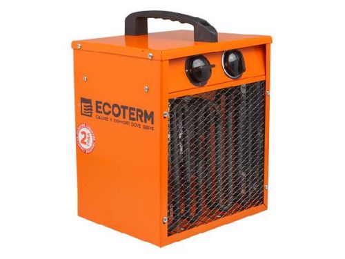 Нагреватель воздуха электр. ECOTERM EHC-03/1C (кубик, 3 кВт, 220 В, термостат, 2 года гарантии) изображение