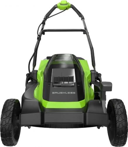 Газонокосилка аккумуляторная GREENWORKS GD24X2LM361, 2х24V, 36 см, бесщеточная, без АКБ и ЗУ, артикул 2520707 изображение