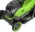 Газонокосилка аккумуляторная GREENWORKS GD24X2LM361, 2х24V, 36 см, бесщеточная, c 2хАКБ 4Ач и ЗУ, артикул 2520707UD изображение