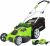 Газонокосилка аккумуляторная GREENWORKS G40LM49DB, TwinForce, 40V, 49 см, без АКБ и ЗУ, артикул 2500207 изображение