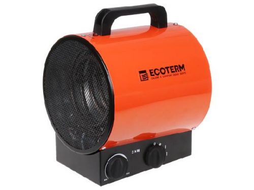 Нагреватель воздуха электр. ECOTERM EHR-03/1E (пушка, 3 кВт, 220 В, термостат) изображение