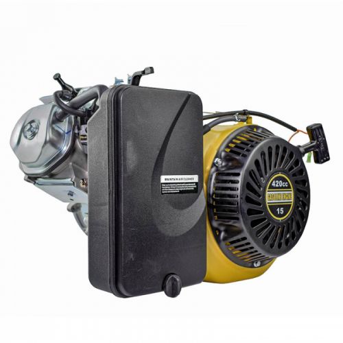Двигатель REDVOLT R420-L2 короткий конус, электростарт L=54,45 мм, артикул R420E-G3 изображение