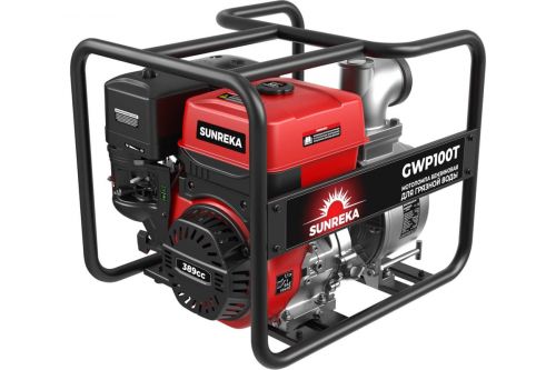 Мотопомпа бензиновая SUNREKA GWP100T, артикул 215006 изображение