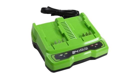 Зарядное устройство GREENWORKS G24X2UC2 для 2-х АКБ, 24V, 2А, артикул 2931907 изображение