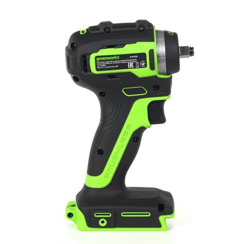 Гайковерт ударный аккумуляторный GREENWORKS G24IW200, 24V,б/щет,3/8'', 200Нм, без АКБ и ЗУ, артикул 3803607 изображение