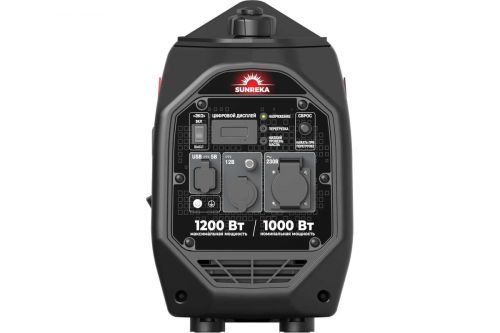Бензогенератор инверторный 1.2 кВт SUNREKA G1200iS, артикул 211030 изображение